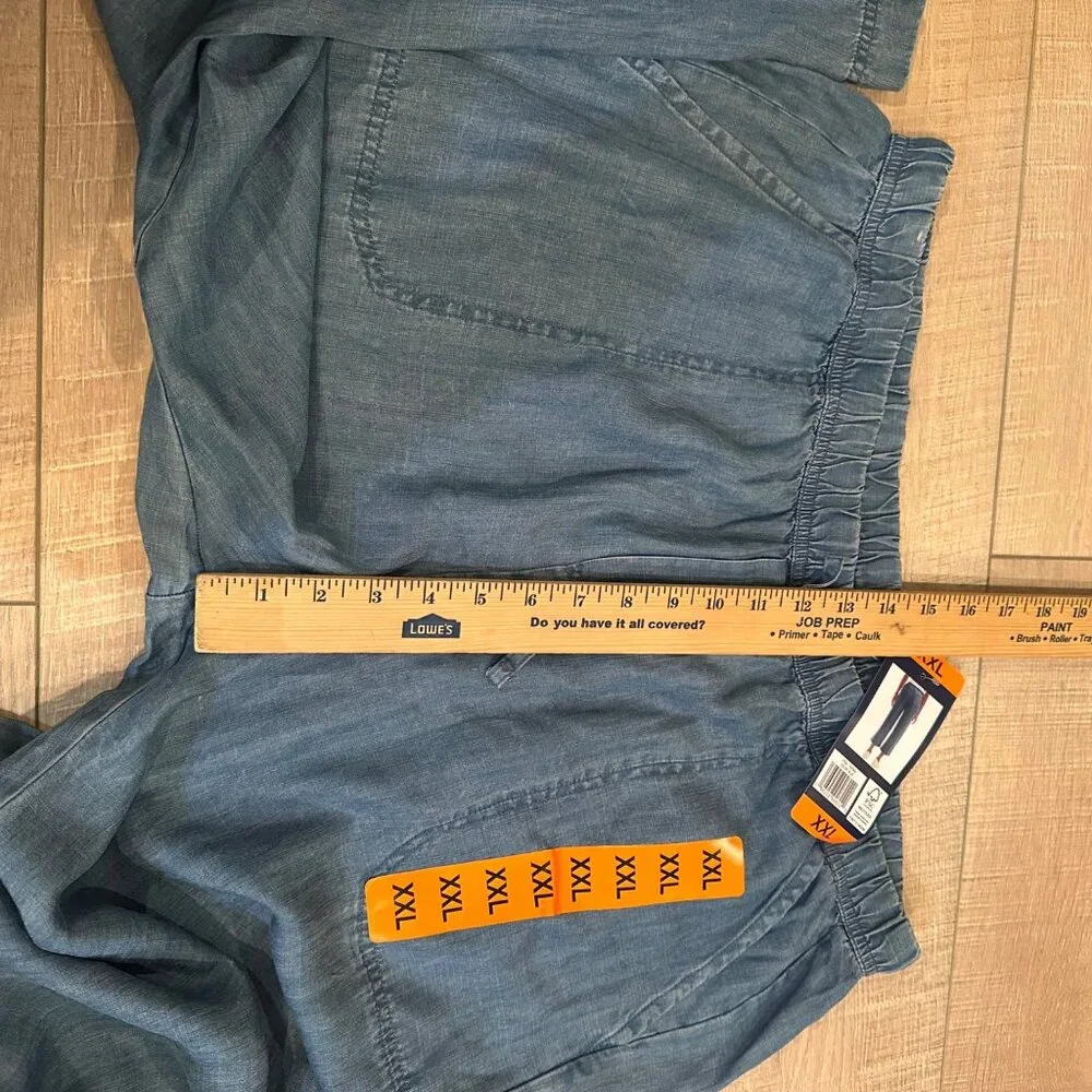 Splendid Denim Blue Wide Leg Pants - Picture 5 of 10